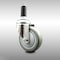 Service Caster 4 Inch 316SS Gray Polyurethane Wheel Swivel 1-1/8 Inch Expanding Stem Caster SCC-SS316EX20S414-PPUB-118 - alternate 1